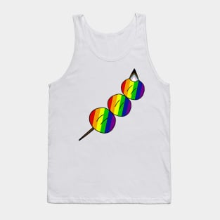 Pride month all inclusive flag LGBTQ+ Dango Tank Top